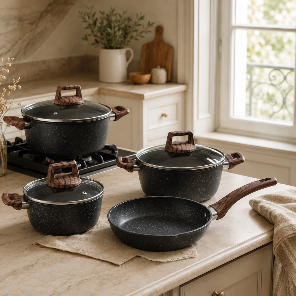 Set de Cocina Antiadherente 4 Piezas