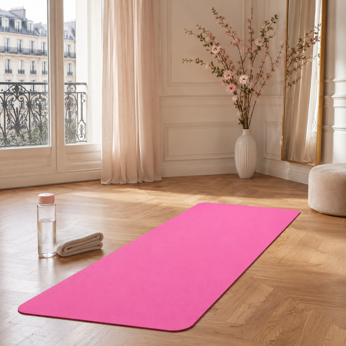 Mat de Yoga Antideslizante | Rosa