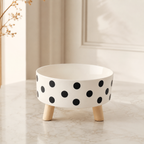 Bowl Elevado para Mascotas | Lunares