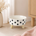 Bowl Elevado para Mascotas | Lunares