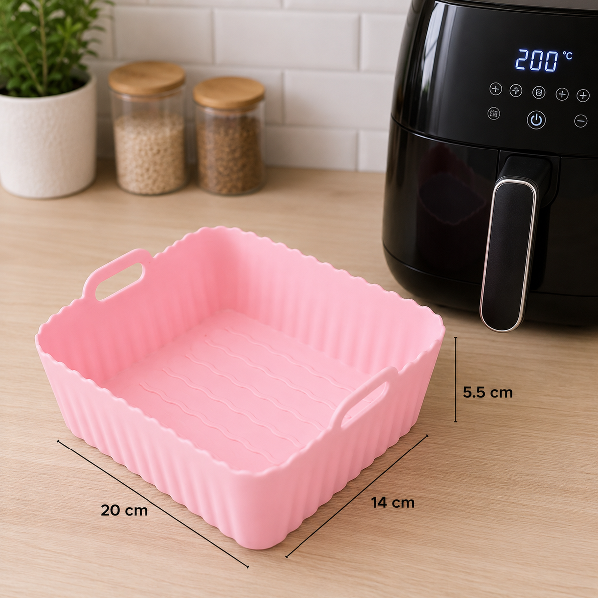 Bandeja de Silicona para Air Fryer |