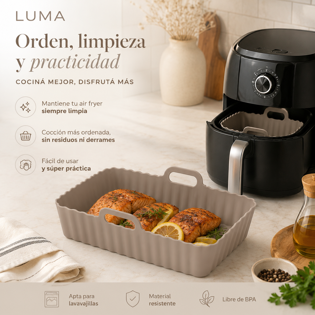 Bandeja de Silicona para Air Fryer |