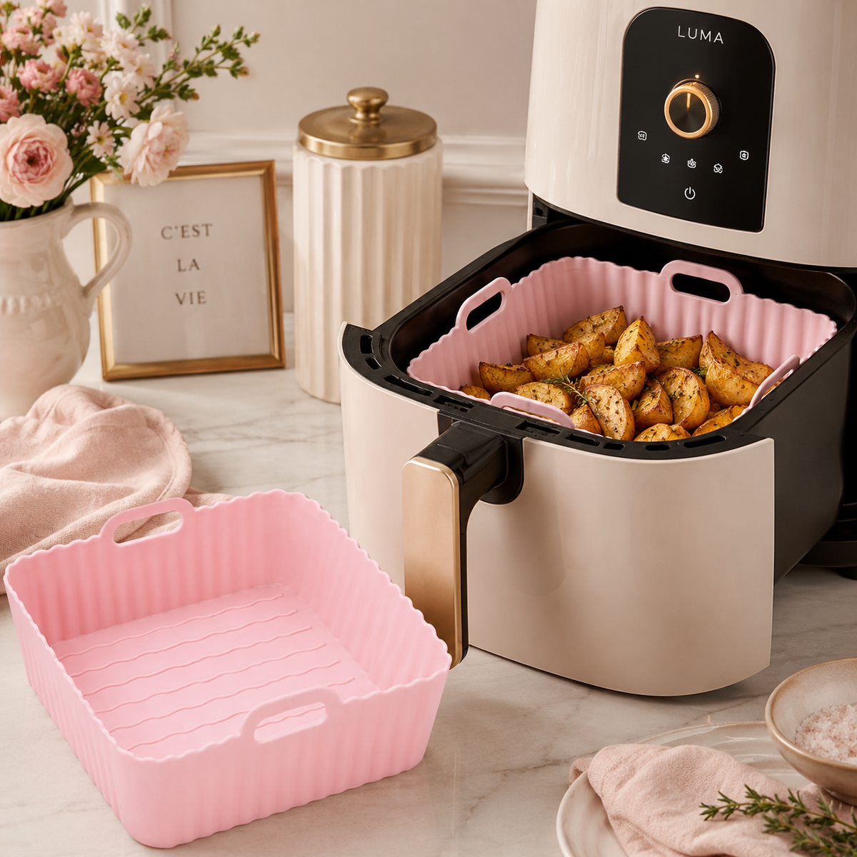 Bandeja de Silicona para Air Fryer |