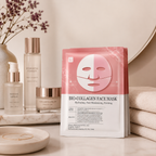 Mascarilla Facial de Biocolágeno | Hidratación, Firmeza y Luminosidad